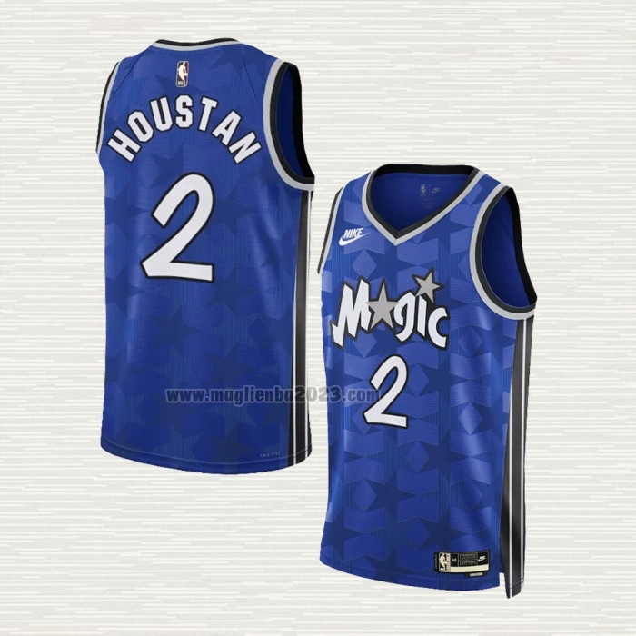 Maglia Caleb Houstan NO 2 Orlando Magic Classic 2023-24 Blu
